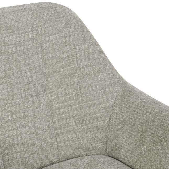 Breeze Draaistoel - Beige - Chenille