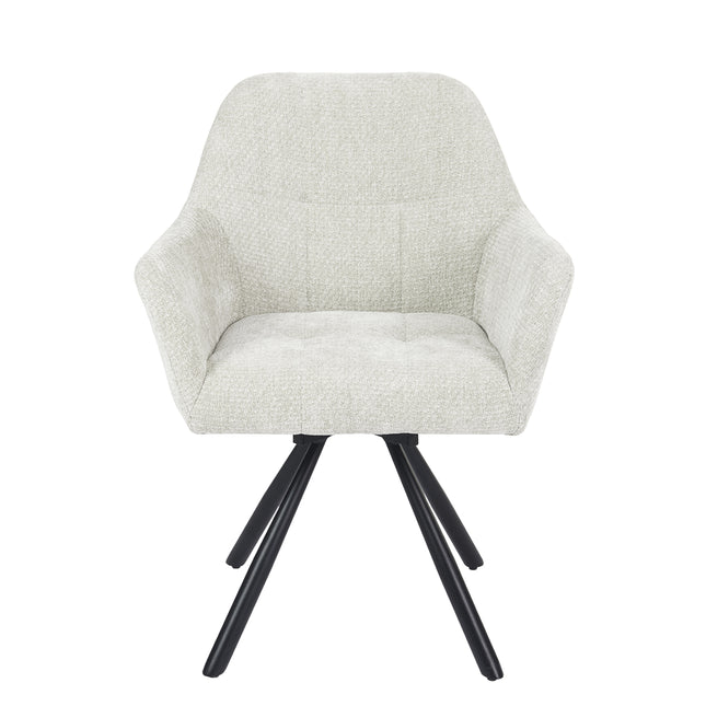 Breeze Draaistoel - Ecru - Chenille