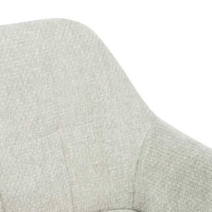 Chaise pivotante Breeze - Écru - Chenille