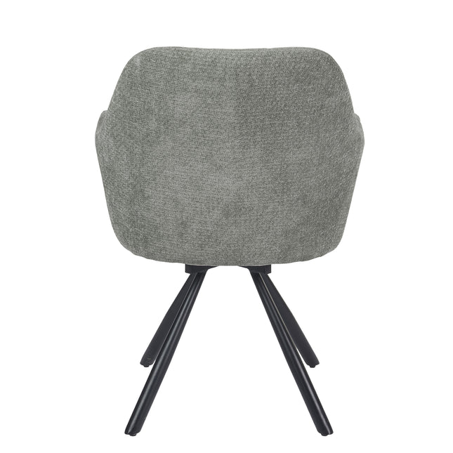 Breeze Draaistoel - Grijs - Chenille