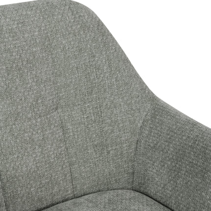 Chaise pivotante Breeze - Gris - Chenille