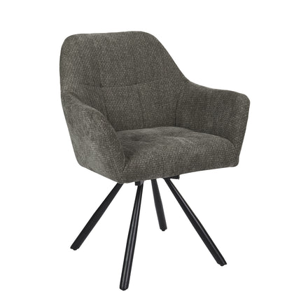 Chaise pivotante Breeze - Kaki - Chenille