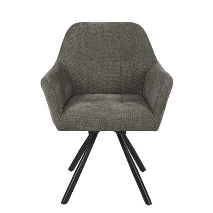 Chaise pivotante Breeze - Kaki - Chenille