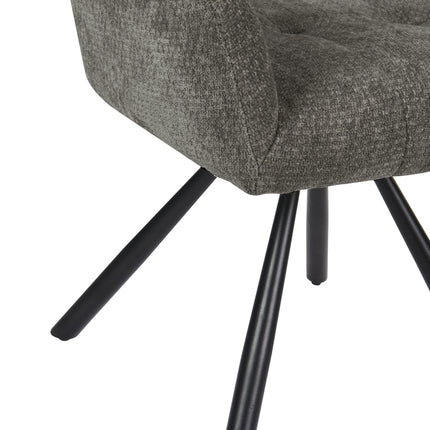 Chaise pivotante Breeze - Kaki - Chenille