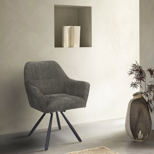 Breeze Draaistoel - Khaki - Chenille