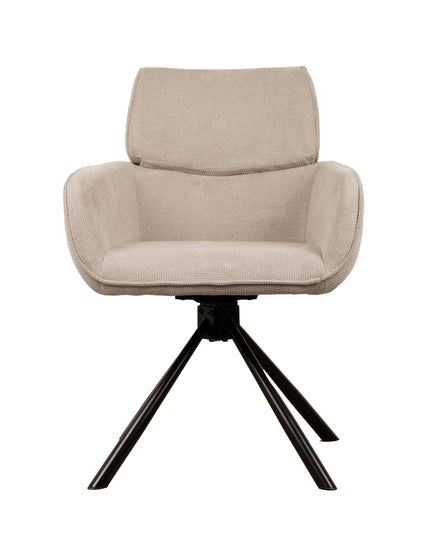 Cato Draaistoel - Beige - Weave