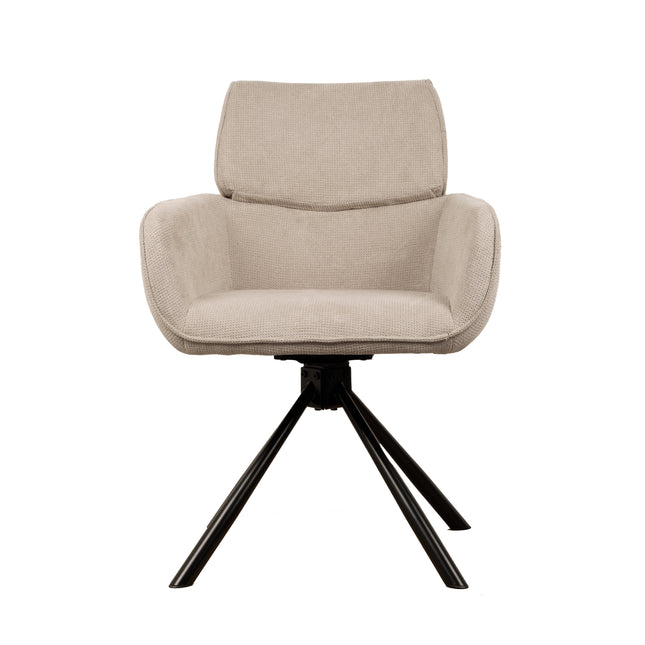 Cato Draaistoel - Beige - Weave