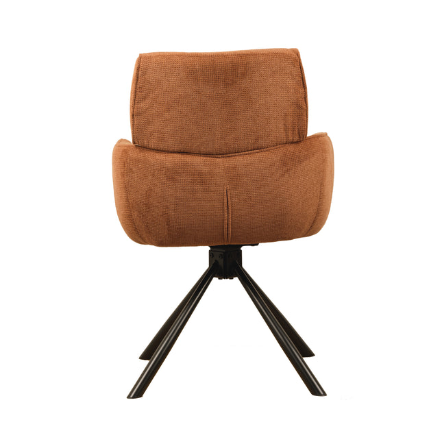 Chaise pivotante Cato - Tan - Tissage