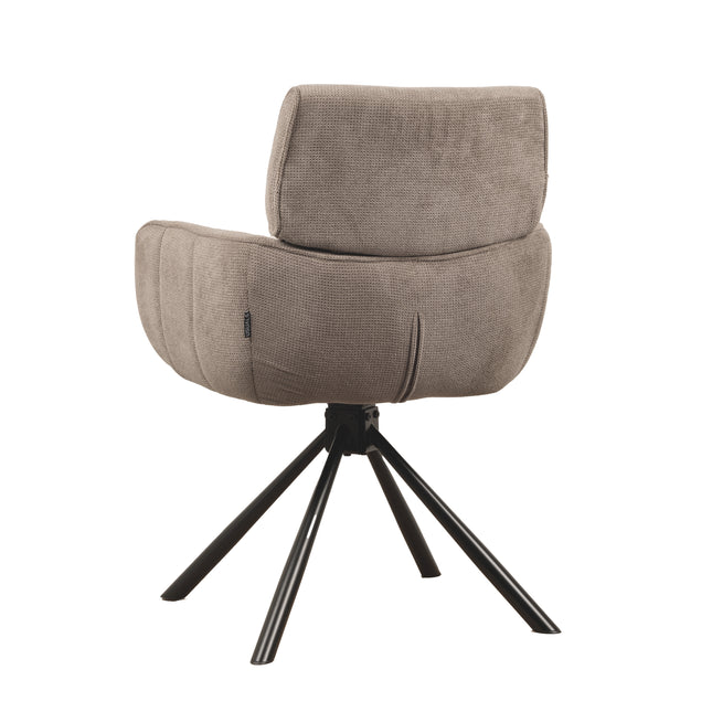 Cato Draaistoel - Taupe - Weave