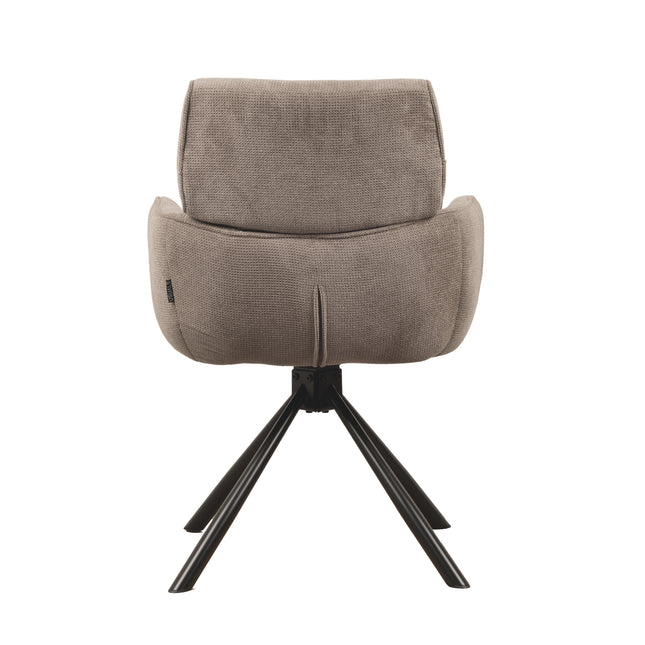 Cato Draaistoel - Taupe - Weave