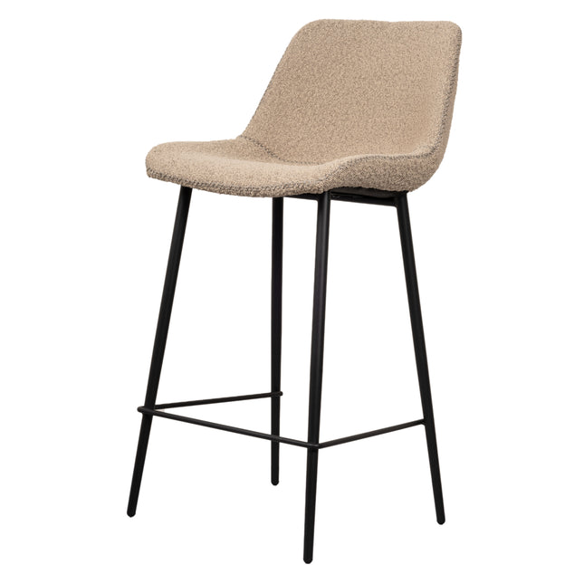 Tabouret de Bar Cezar - Boucle Beige