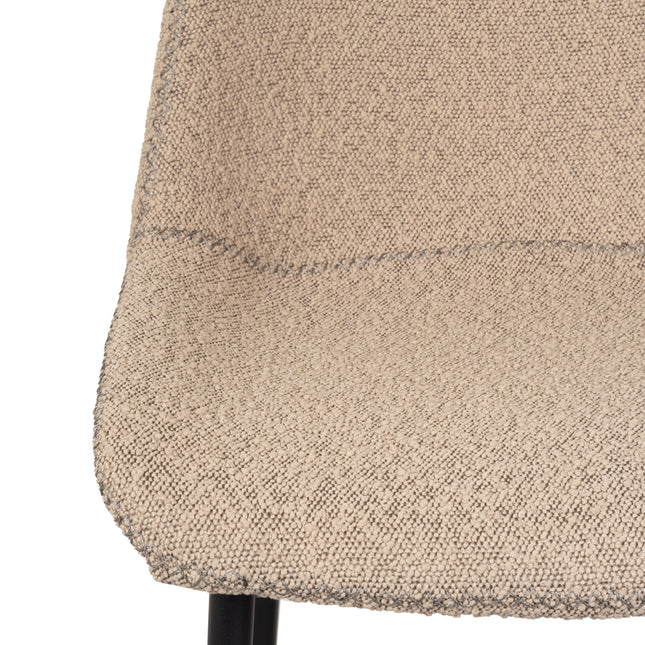 Tabouret de Bar Cezar - Boucle Beige