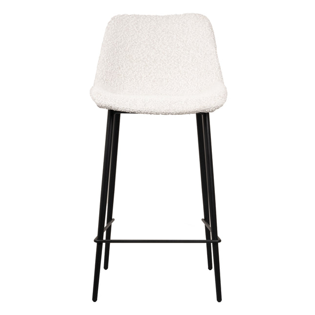 Tabouret de Bar Cezar - Boucle Écru