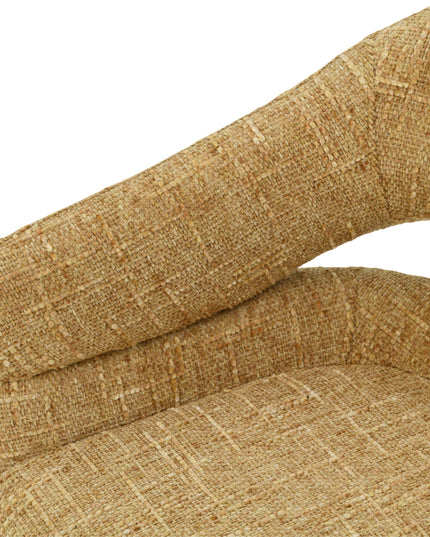 Clover Draaistoel - Geel - Chenille