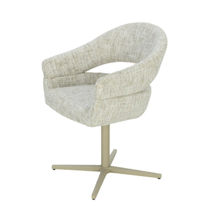 Chaise pivotante Clover - Sable - Chenille