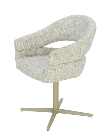 Chaise pivotante Clover - Sable - Chenille