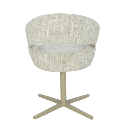 Chaise pivotante Clover - Sable - Chenille