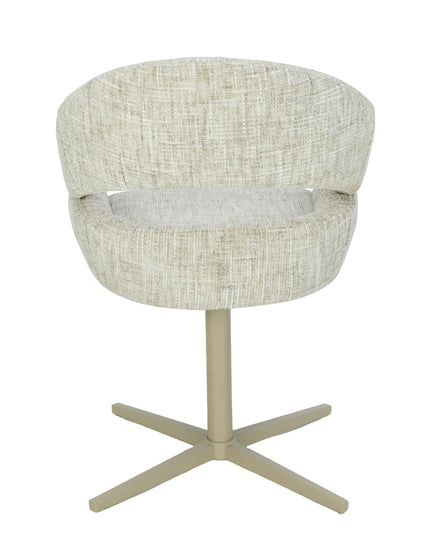 Chaise pivotante Clover - Sable - Chenille