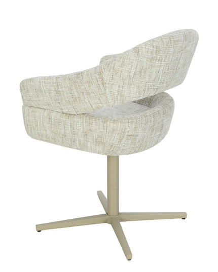 Chaise pivotante Clover - Sable - Chenille