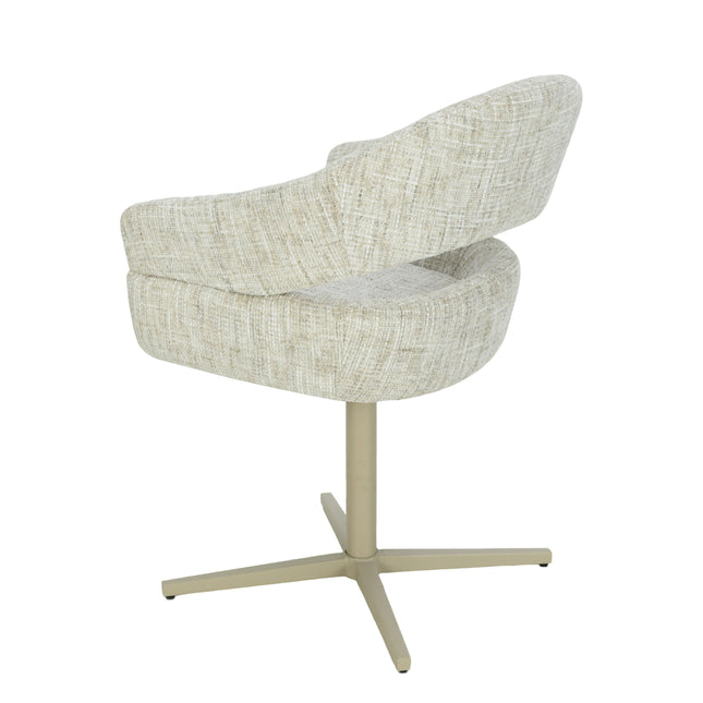 Chaise pivotante Clover - Sable - Chenille