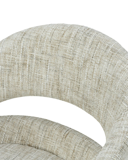 Chaise pivotante Clover - Sable - Chenille