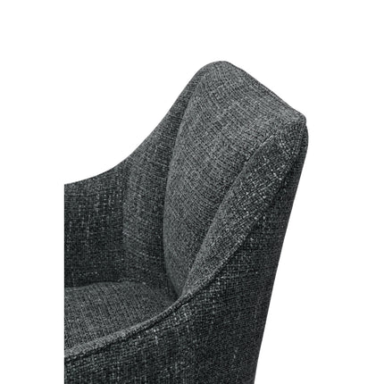 Daisy Barhocker – Anthrazit – Geflecht