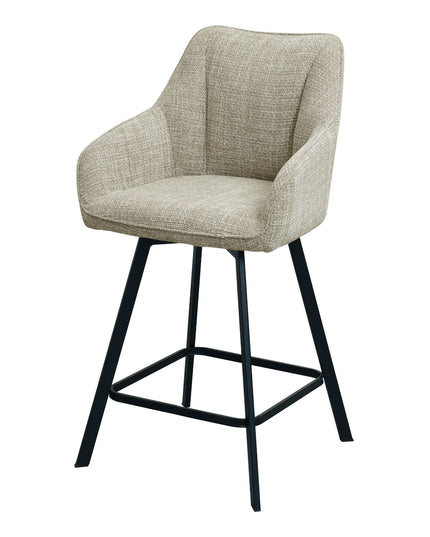Tabouret de Bar Daisy - Beige - Tissage