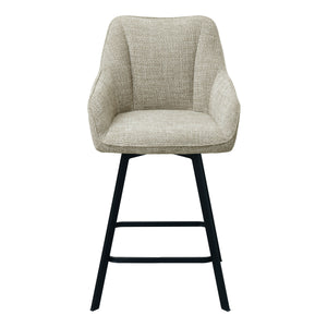 Tabouret de Bar Daisy - Beige - Tissage