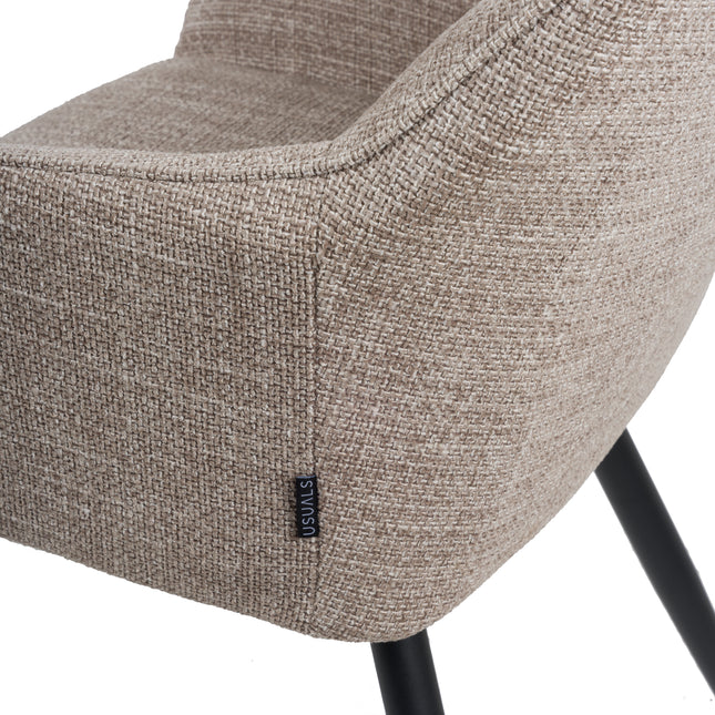 Daisy Eetkamerstoel - Beige Weave