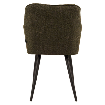 Chaise de salle à manger Daisy - Tissage vert