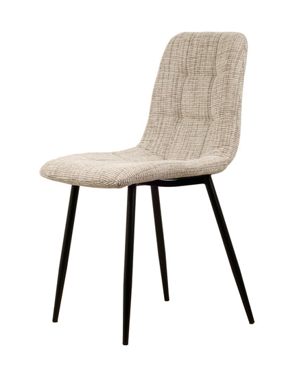 Chaise de salle à manger Elise - Beige - Chenille