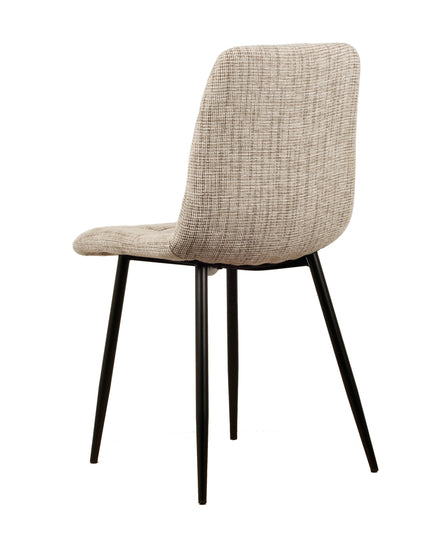 Chaise de salle à manger Elise - Beige - Chenille