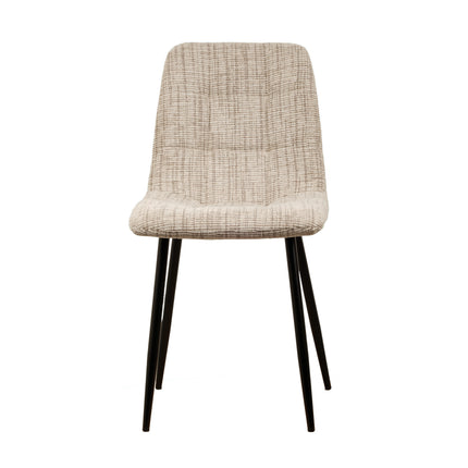 Chaise de salle à manger Elise - Beige - Chenille