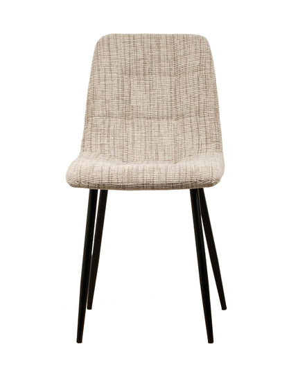 Chaise de salle à manger Elise - Beige - Chenille