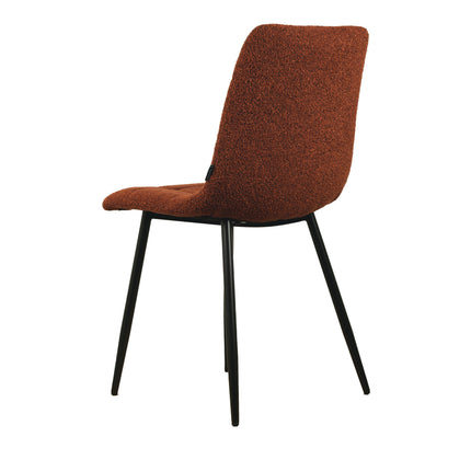 Chaise de salle à manger Elise - Cuivre - Boucle