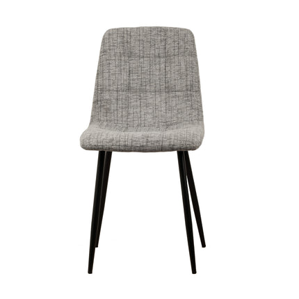 Chaise de salle à manger Elise - Gris - Chenille