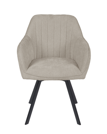Chaise pivotante Ember - Beige - Chenille