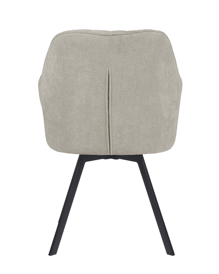 Chaise pivotante Ember - Beige - Chenille