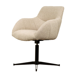 Emma Drehstuhl - Beige - Geflecht