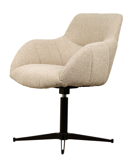 Emma Drehstuhl - Beige - Geflecht