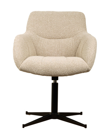 Emma Drehstuhl - Beige - Geflecht