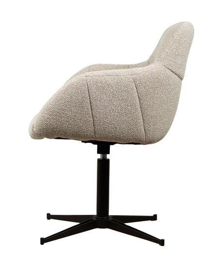 Emma Drehstuhl - Beige - Geflecht