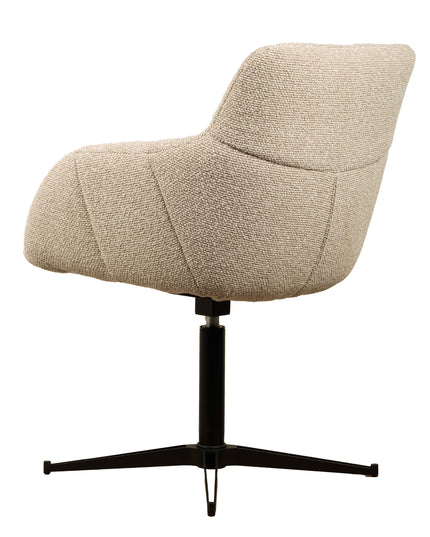 Emma Drehstuhl - Beige - Geflecht