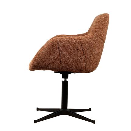 Emma Drehstuhl – Hellbraun – Geflecht