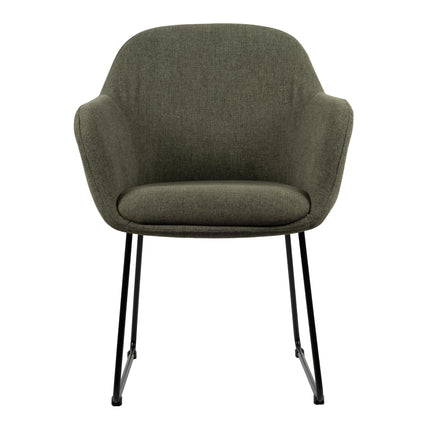 Chaise de salle à manger Jasmin - Tissage vert