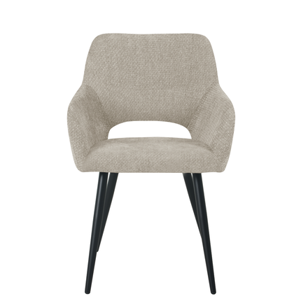 Chaise de salle à manger Jesper - Beige - Chenille