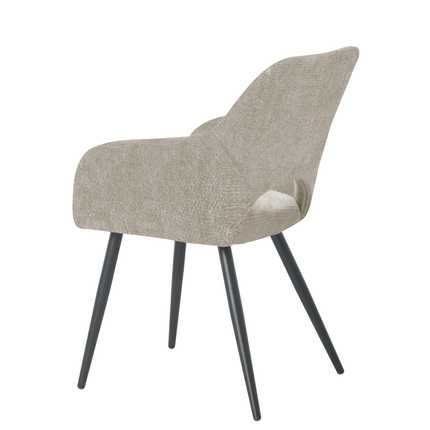 Chaise de salle à manger Jesper - Beige - Chenille