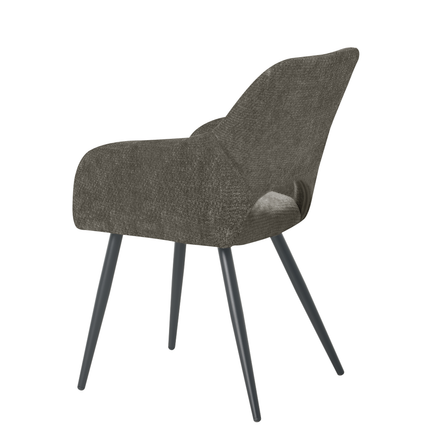 Jesper Esszimmerstuhl - Khaki - Chenille