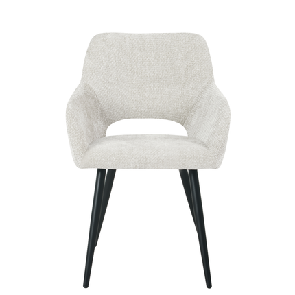 Jesper Esszimmerstuhl – Off White – Chenille
