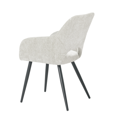Jesper Esszimmerstuhl – Off White – Chenille